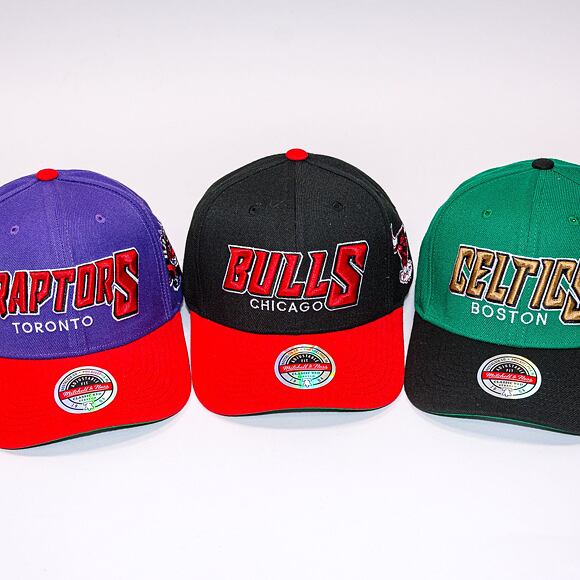 Kšiltovka Mitchell & Ness SHREDDER STRETCH SNAPBACK HWC Chicago Bulls Red