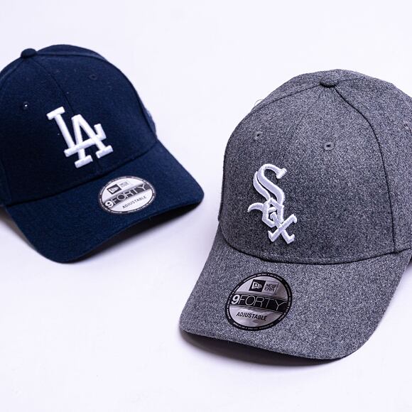 Kšiltovka New Era 9FORTY MLB Melton The League Chicago White Sox Grey/White