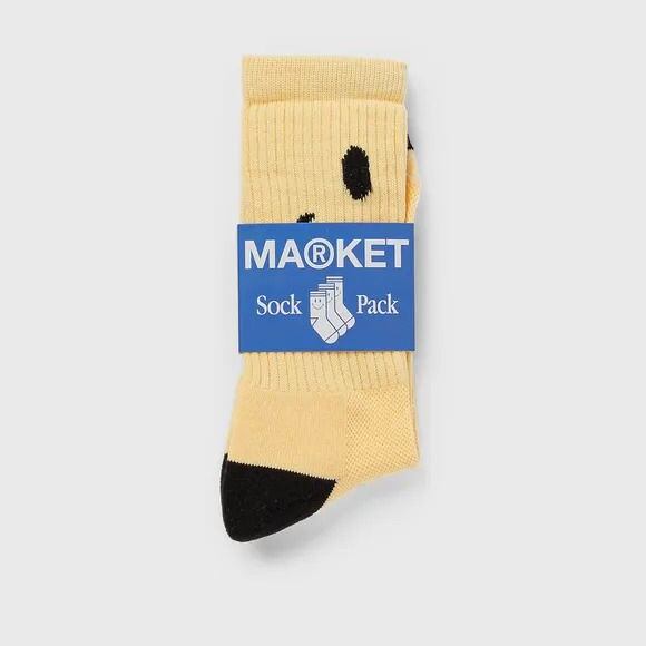 Ponožky Market Smiley Oversized Socks Sunshine