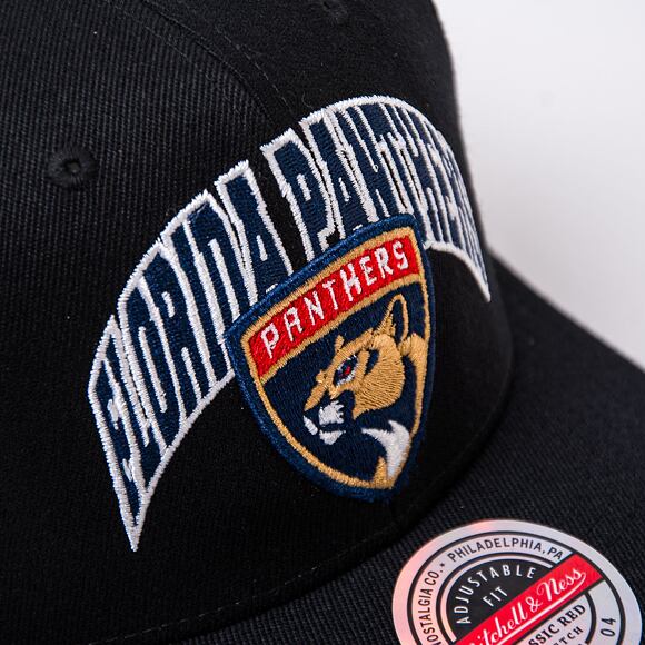 Kšiltovka Mitchell & Ness NHL Letterman Type Classic Red Panthers Black