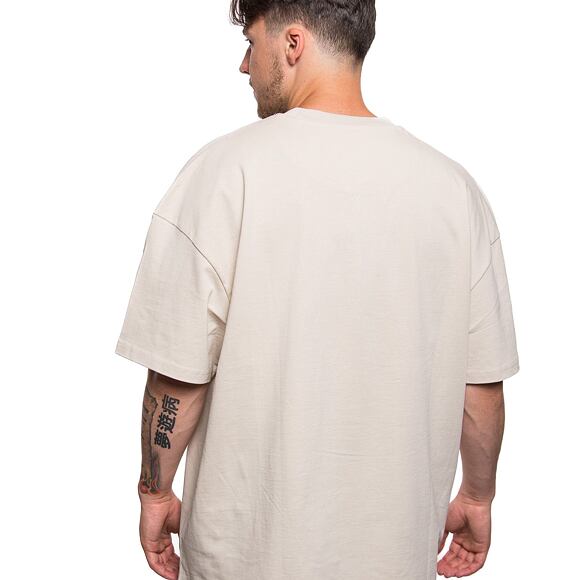 Triko Karl Kani College Signature Heavy Jersey Boxy Tee Off White