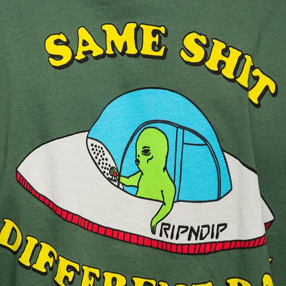 Triko RIP N DIP Same Shit Different Day Tee (Olive) RND10101