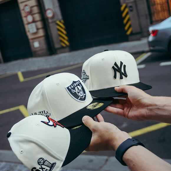 Kšiltovka New Era 59FIFTY NBA Championships Chicago Bulls White / Black