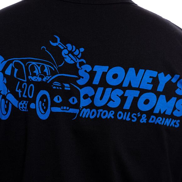 Triko The Dudes Stoneys Fixation Tee Black