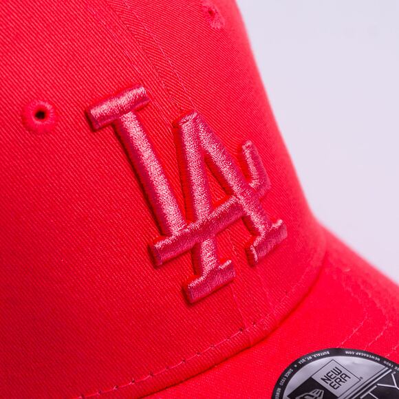 Dětská kšiltovka New Era 9FORTY Kids MLB League Essential Los Angeles Dodgers Lava Red / Lava Red