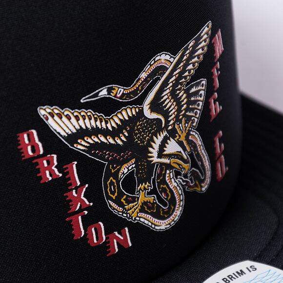 Kšiltovka Brixton Battle HP Trucker Hat - Black/Black