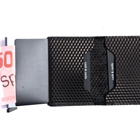 Peněženka Slimwallet Secrid Cubic Black-Titanium