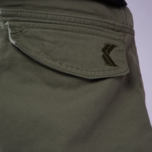 Kalhoty Karl Kani - Og K Slanted Pocket Cargo Pants - olive