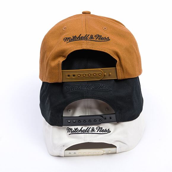Kšiltovka Mitchell & Ness - Branded - Interlock Crest Pro Snapback - Cream
