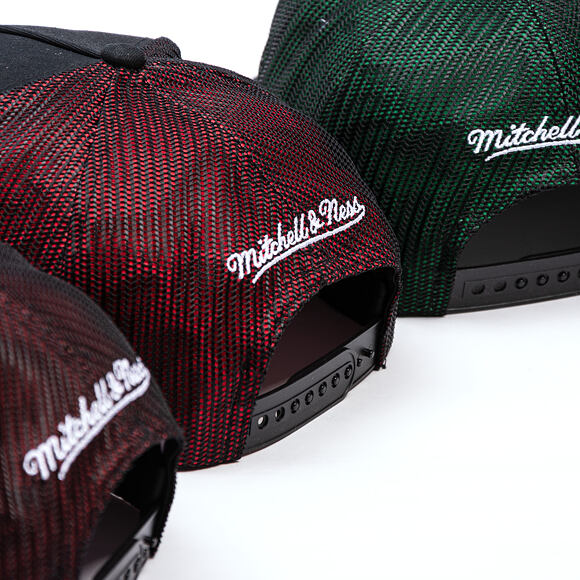 Kšiltovka Mitchell & Ness - NBA Tremor Trucker - Miami Heat - Black