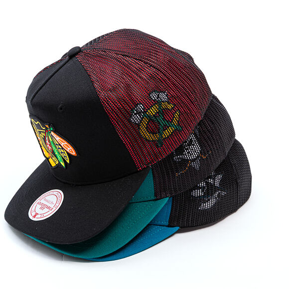 Kšiltovka Mitchell & Ness - NHL Tremor Trucker - San Jose Sharks - Teal