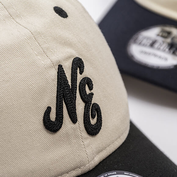 Kšiltovka New Era - Branded 9TWENTY - Stone / Black