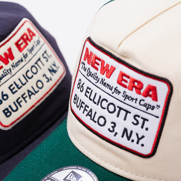 Kšiltovka New Era - Sporty Patch Mesh Golfer 19TWENTY - Cream / Dark Green