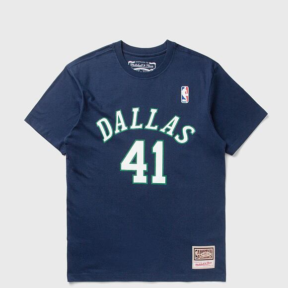 Triko Mitchell & Ness - NBA N&N Tee - Dallas Mavericks - Navy