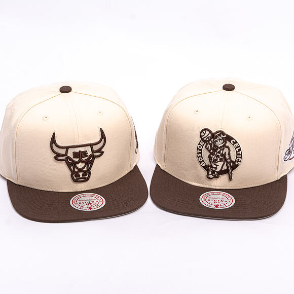 Kšiltovka Mitchell & Ness - NBA Fashion Basic 2T Snapback - Chicago Bulls - Cream