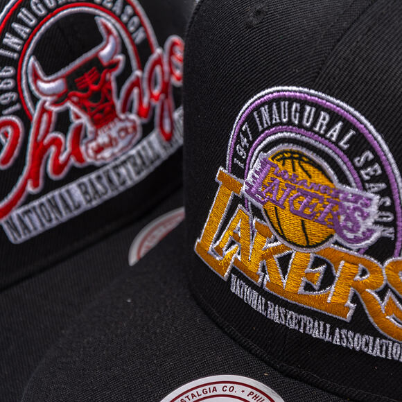 Kšiltovka Mitchell & Ness - NBA Inaugural Team Pro Crown - Los Angeles Lakers - Black