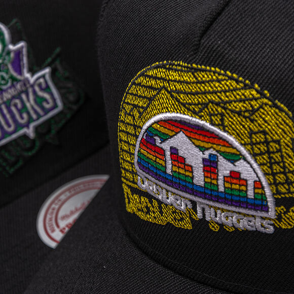 Kšiltovka Mitchell & Ness - NBA Tilted Pro Snapback Hwc - Denver Nuggets - Black
