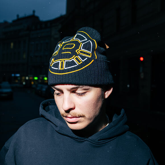 Kulich Mitchell & Ness - NHL Line Light Knit - Boston Bruins - Black