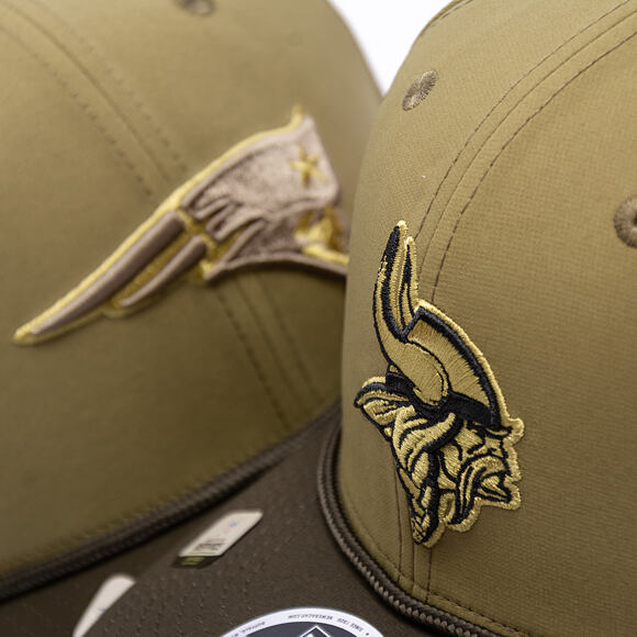 Kšiltovka New Era - NFL25 "Salute to Service" - 9SEVENTY Stretch-Snap - Minnesota Vikings