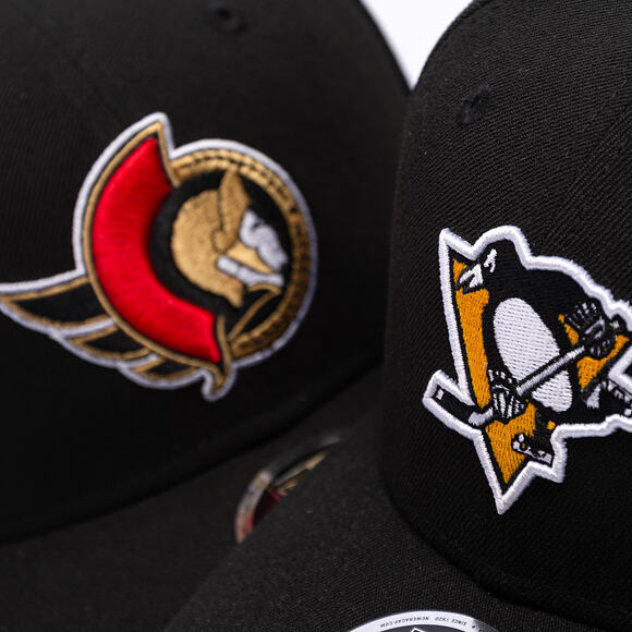 Kšiltovka New Era - NHL 9SEVENTY Stretch-Snap - Pittsburgh Penguins - Team Color