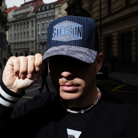 Kšiltovka Stetson - Trucker Cap Goat Suede Wool