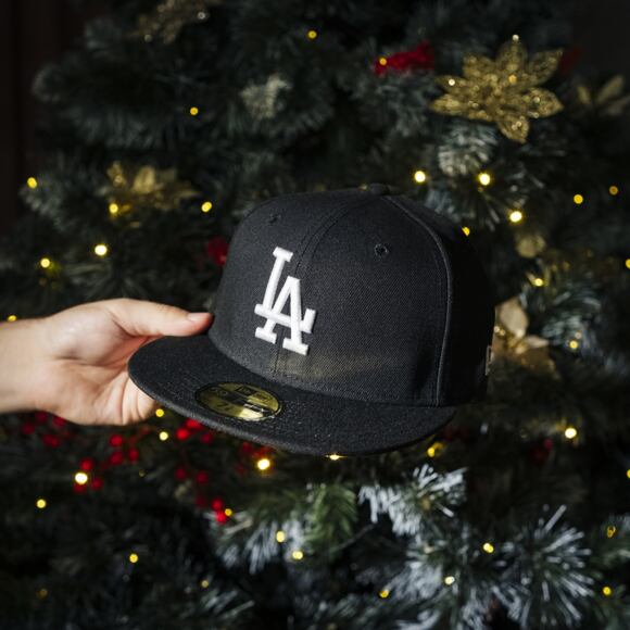Kšiltovka New Era - MLB Basic 59FIFTY - LA Dodgers - Black / White
