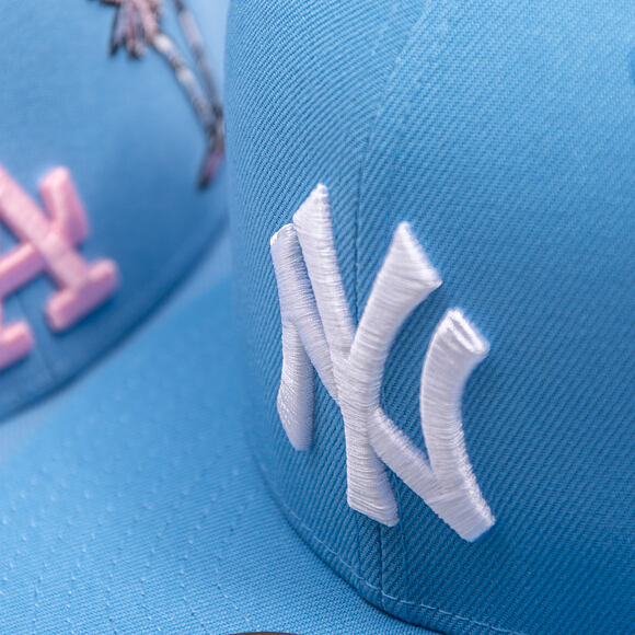 Kšiltovka New Era - MLB 1999 WS 59FIFTY - NY Yankees - Sky Blue / Pink UV