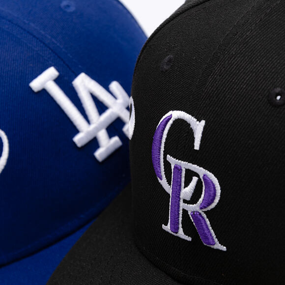 Kšiltovka New Era - MLB Established 59FIFTY Low Profile - Colorado Rockies - Black