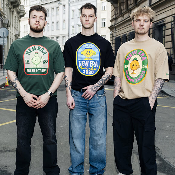 Triko New Era - Fruit Graphic Oversized Tee - Cilantro Green