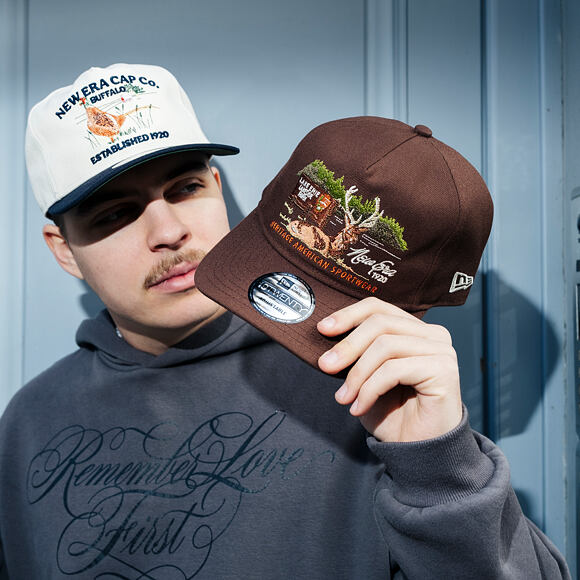 Kšiltovka New Era - Branded Outdoor Graphic 19TWENTY - Chestnut Brown