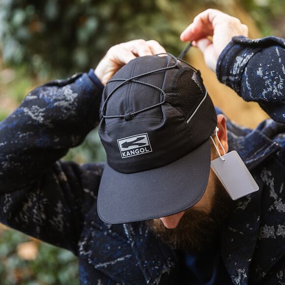 Kšiltovka Kangol - Reflective Speed 5-Panel - Black