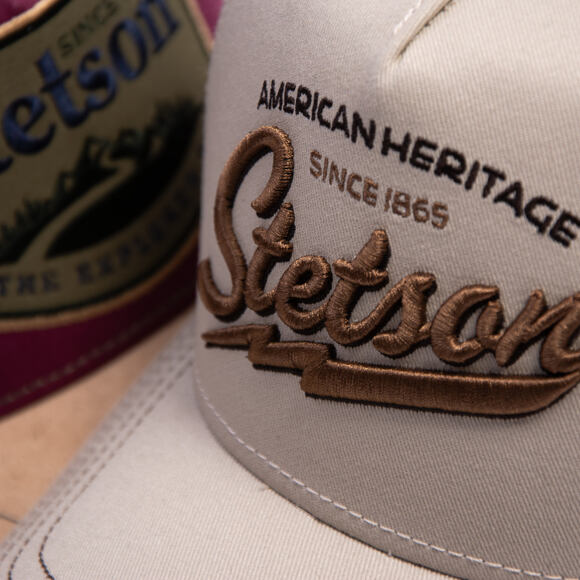 Kšiltovka Stetson - Trucker Cap - American Heritage Classic - 76
