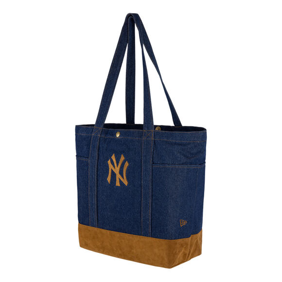 Taška New Era - MLB Suede Denim Tote - NY Yankees - Navy