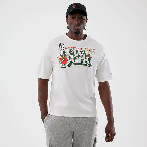 Triko New Era - MLB Icon Graphic Tee - NY Yankees - White