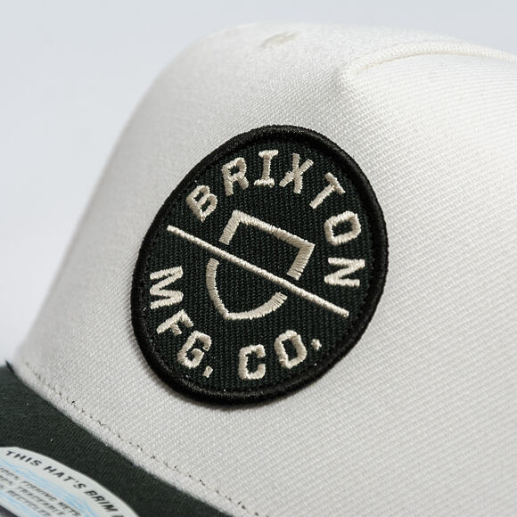 Kšiltovka Brixton - Crest C Mp Snapback - Black/Off White