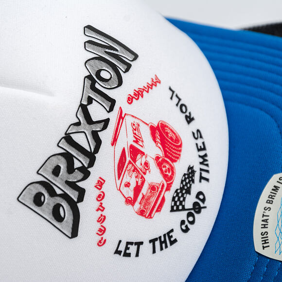 Kšiltovka Brixton - Garnet Np Hp Trucker Hat - Royal/White/Royal