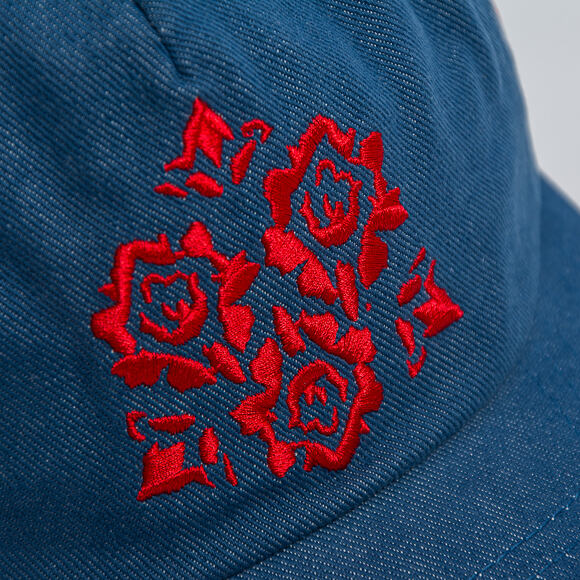 Kšiltovka Brixton - Lola Embroidered Lp Adj - Light Washed Denim