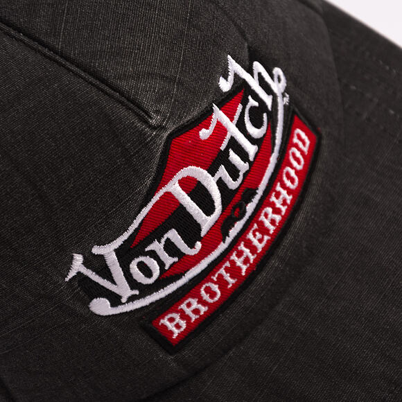 Kšiltovka Von Dutch - Baseball Cap - Brotherhood Patch - Black