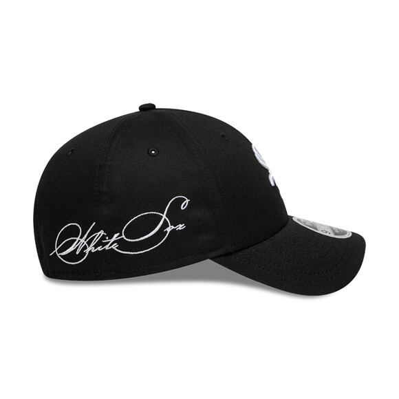 Kšiltovka New Era - MLB Side Script 9FORTY M-CROWN - Chicago White Sox - Black