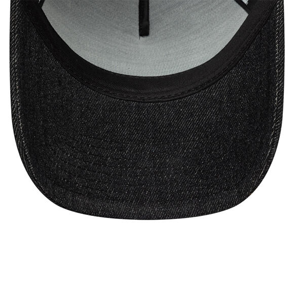 Kšiltovka New Era - Branded Patch Denim 9FORTY A-Frame Trucker - Black