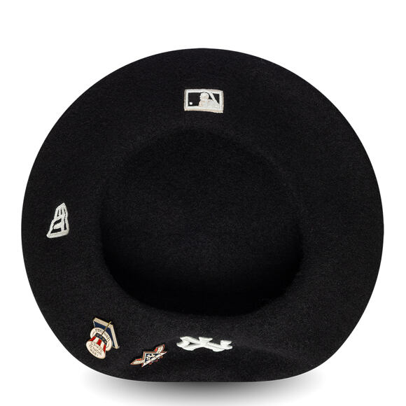 Baret New Era - MLB IMAGE DROP Retro Pin Beret - NY Yankees - Black