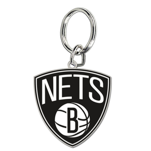 Přívěsek na Klíče Wincraft - NBA - Cloisonne Key Ring - Brooklyn Nets