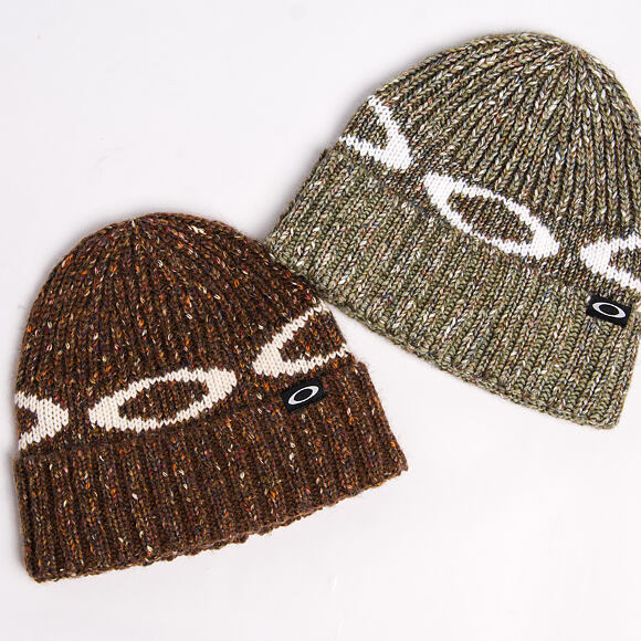 Kulich Oakley - W. Ellipse Ribbed Beanie - Dark Umber