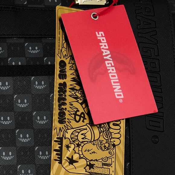Batoh Sprayground Sharks In Paris Wtf Bubbly Black Check Monte Carlo