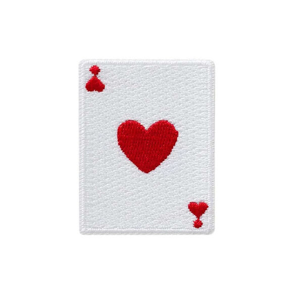 Nažehlovačka Monoquick - Srdcová karta 5,1 x 3,9 cm
