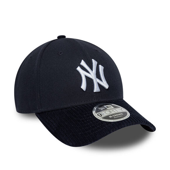 Kšiltovka New Era - MLB Cord Visor 9FORTY M-CROWN - NY Yankees - Navy