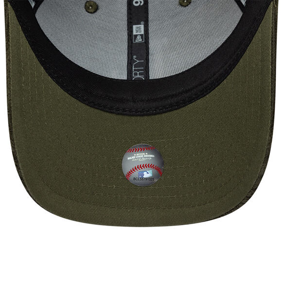 Kšiltovka New Era - MLB Cord Visor 9FORTY M-CROWN - LA Dodgers - New Olive