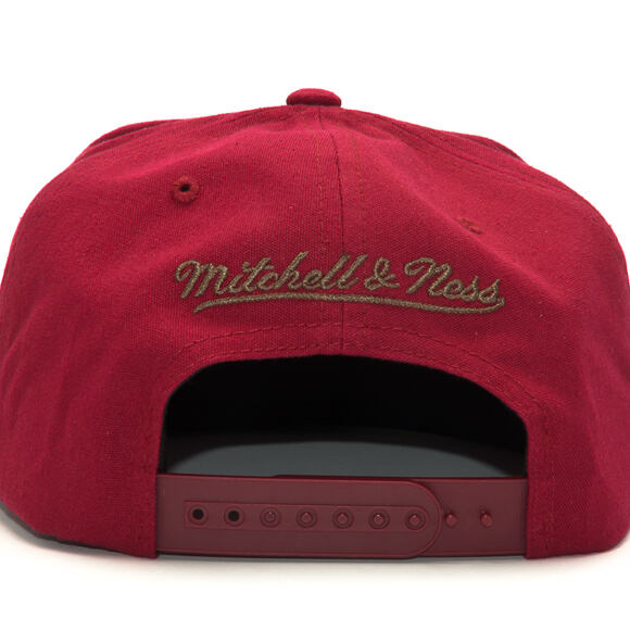Kšiltovka Mitchell & Ness Dark Agent Miami Heat Red Snapback