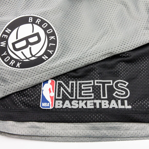 Kraťasy Mitchell & Ness Reversible Mesh Brooklyn Nets Black/Grey