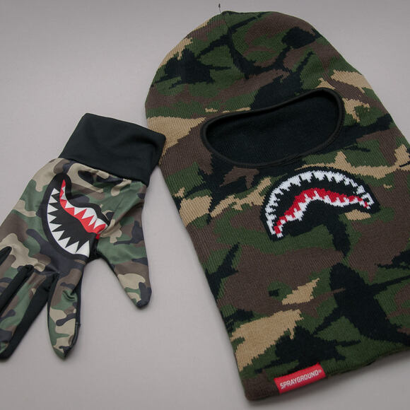 Rukavice Sprayground Shark Mouth Camo